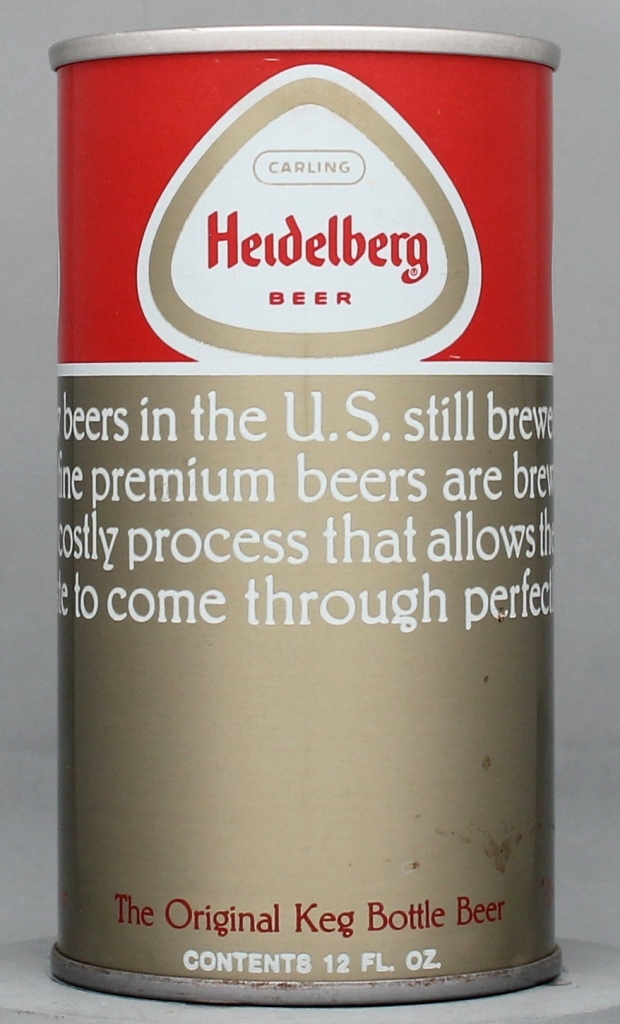 Heidelberg Beer 12 Oz Tab Top Can