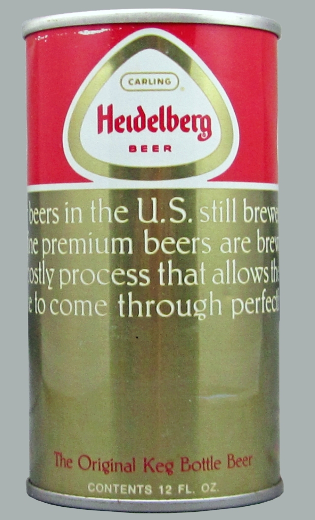 Heidelberg Beer 12 Oz Tab Top Can