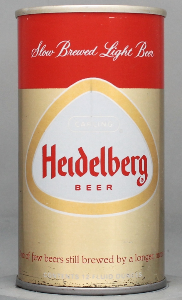 Heidelberg Beer 12 Oz Tab Top Can