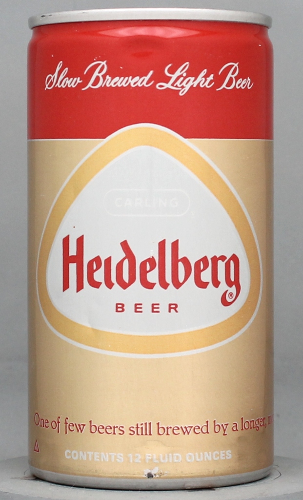 Heidelberg Beer 12 Oz Tab Top Can