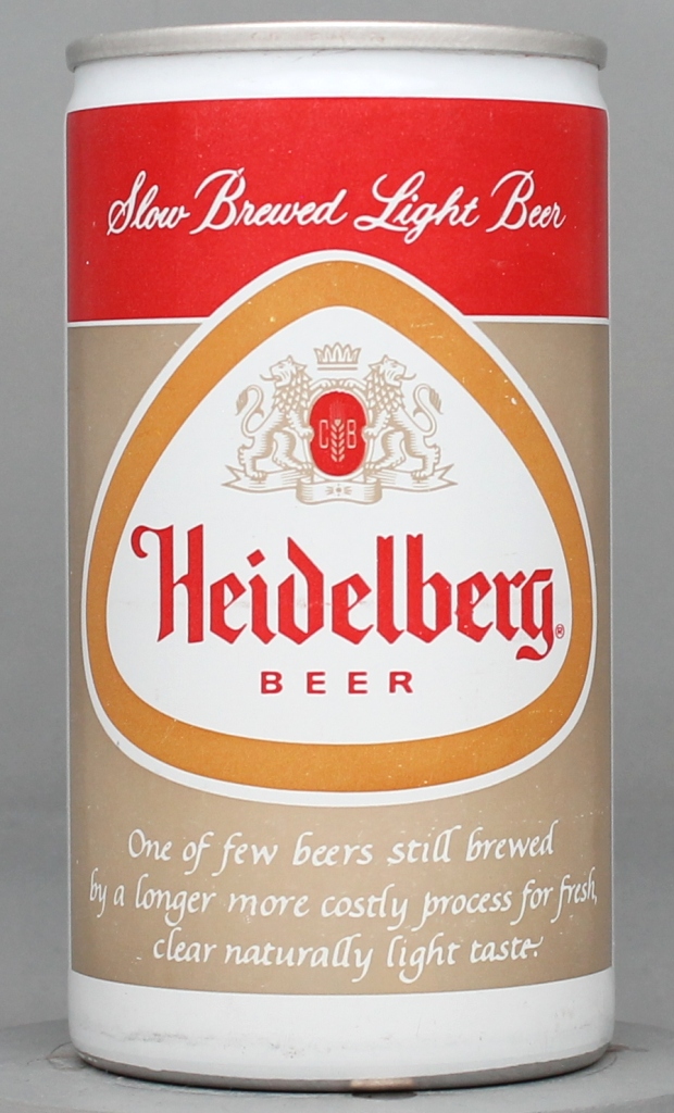 Heidelberg Beer 12 Oz Tab Top Can