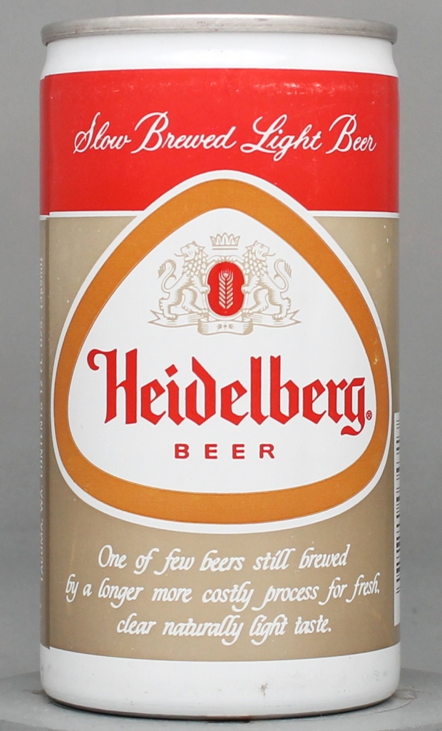 Heidelberg Beer 12 Oz Tab Top Can