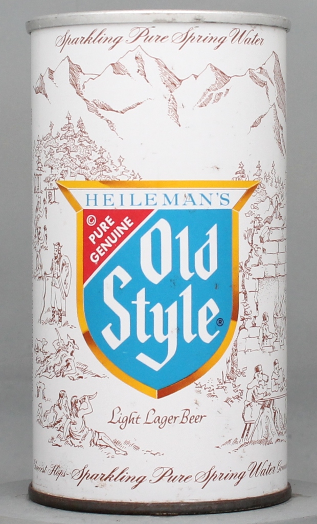 Heileman's Old Style Light Lager Beer 12 Oz Zip/Tab Top Can