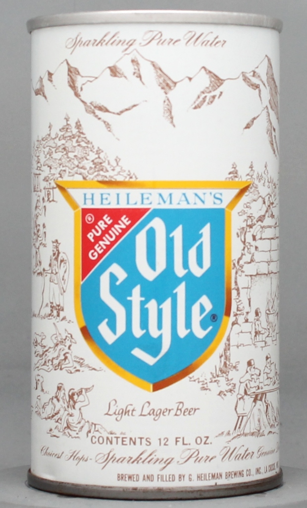 Heileman's Old Style Light Lager Beer 12 Oz Tab Top Can