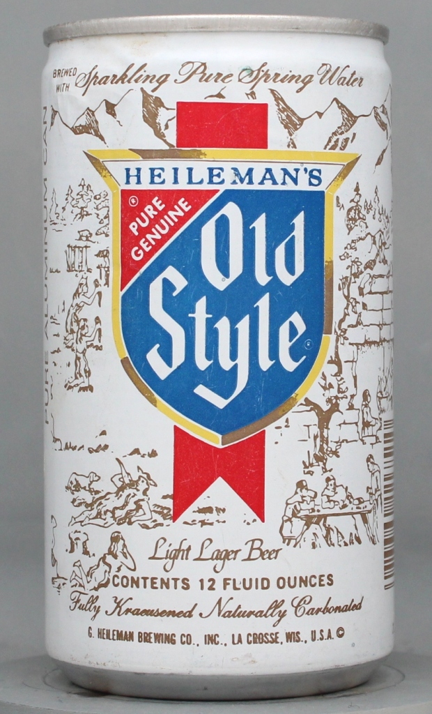 Heileman's Old Style Light Lager Beer 12 Oz Tab Top Can
