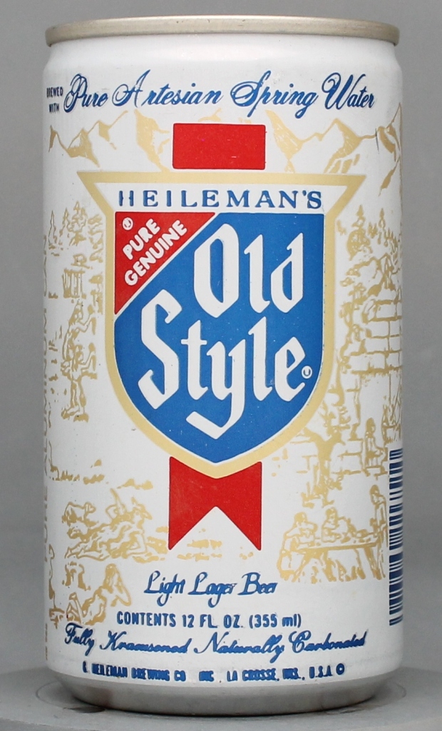 Heileman's Old Style Light Lager Beer 12 Oz Tab/Stay Top Can