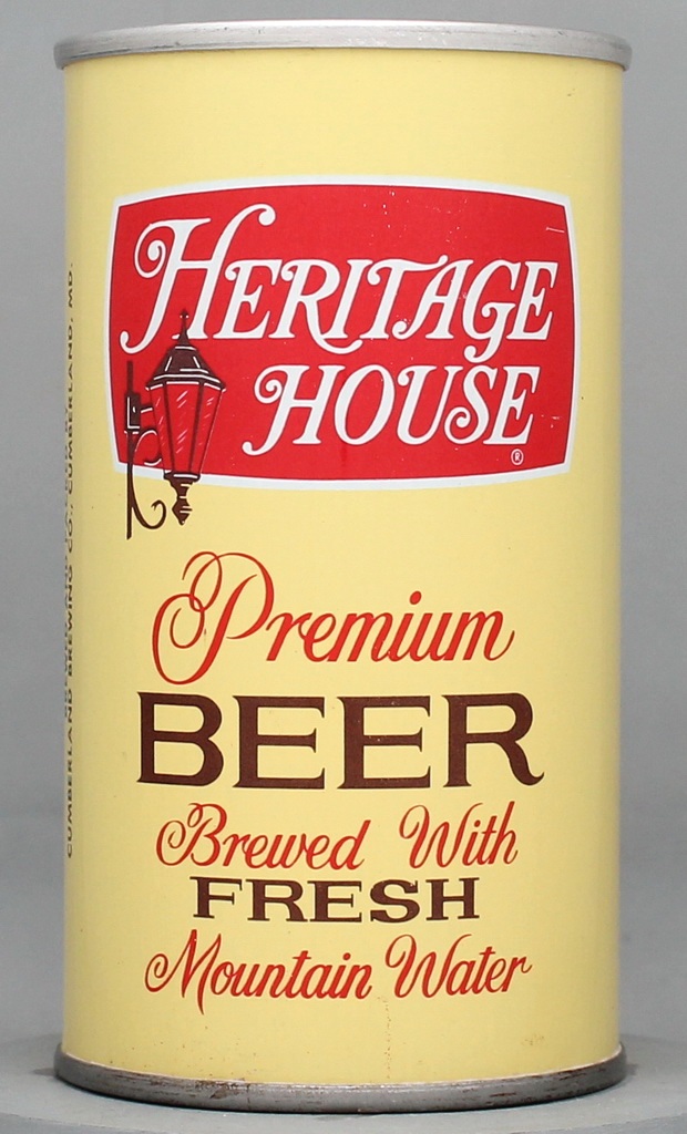 Heritage House Premium Beer 12 Oz Tab Top Can