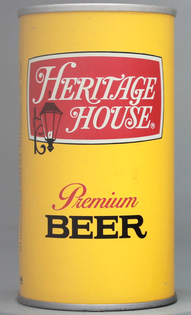 Heritage House Premium Beer 12 Oz Tab Top Can