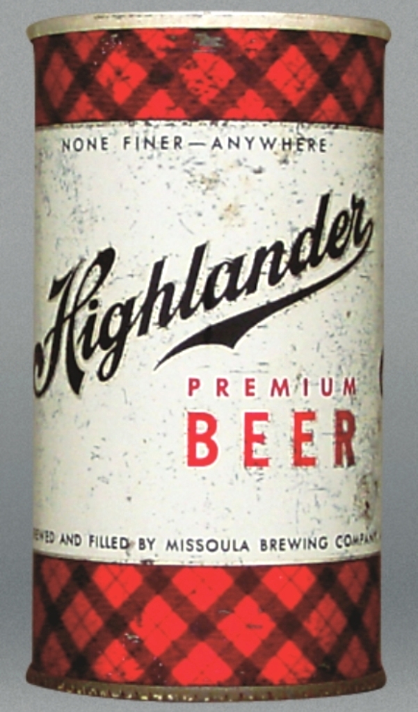 Highlander Beer 12 Oz Zip Top Can