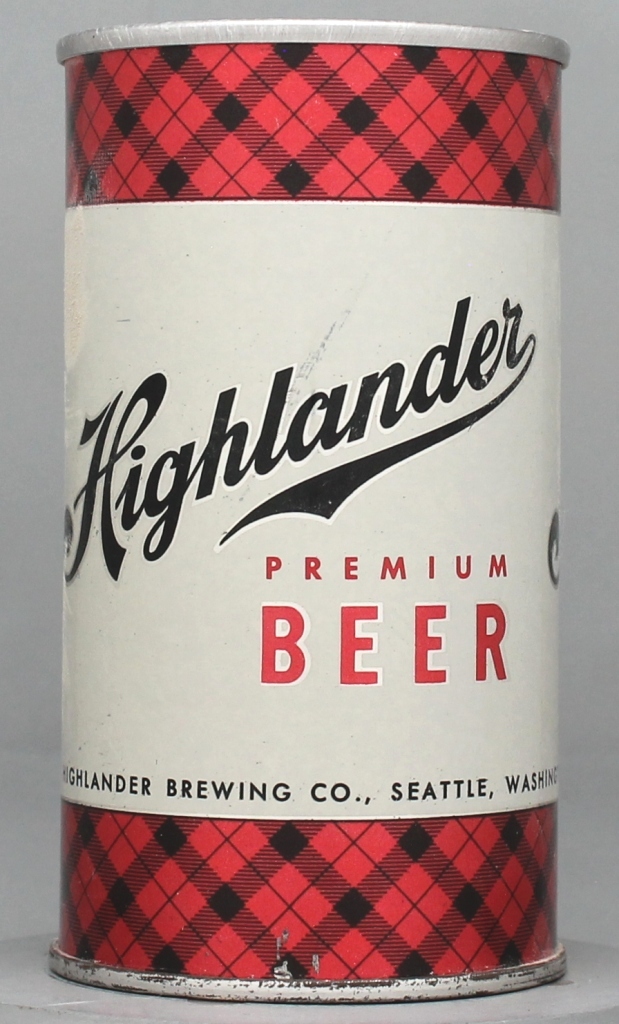 Highlander Premium Beer 12 Oz Zip Top Can