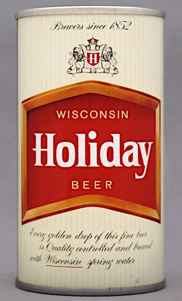 Holiday Wisconsin Beer 12 Oz Tab Top Can