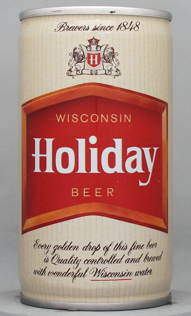 Holiday Wisconsin Beer 12 Oz Tab Top Can