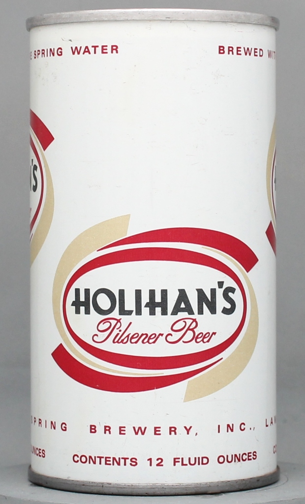 Holihan's Pilsener Beer 12 Oz Tab Top Can