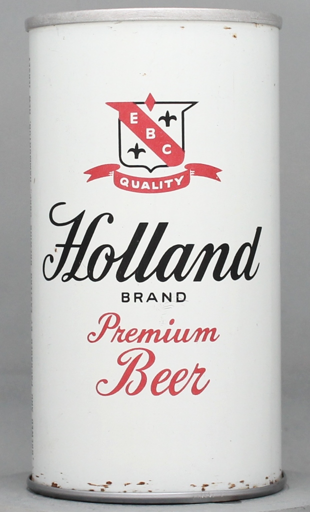 Holland Brand Premium Beer 12 Oz Zip/Tab Top Can