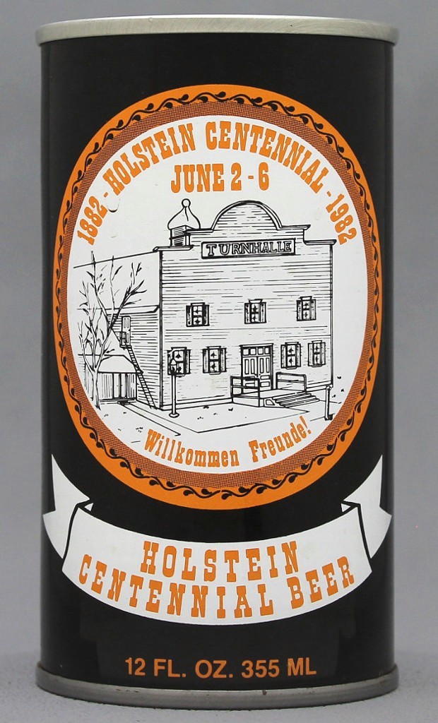 Holstein Centennial Beer 12 Oz Tab Top Can
