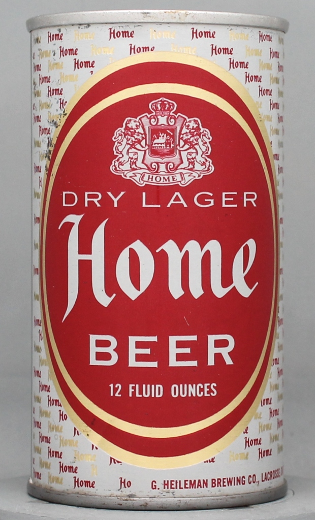 Home Dry Lager Beer 12 Oz Tab Top Can