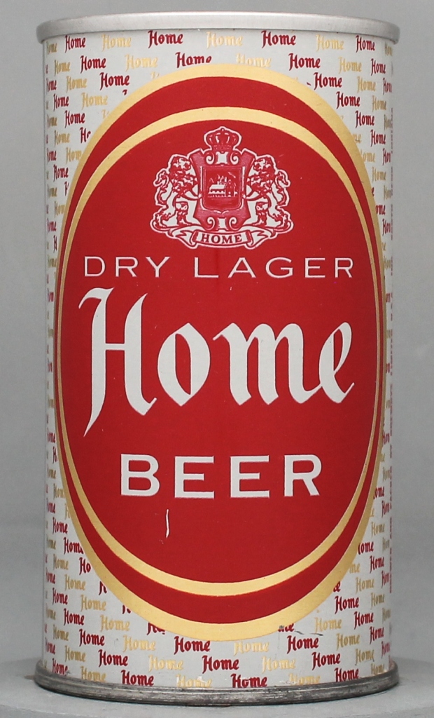 Home Dry Lager Beer 12 Oz Zip Top Can