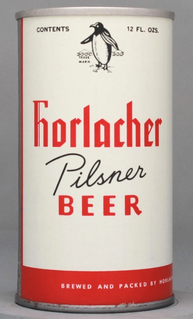 Horlacher Pilsner Beer 12 Oz Zip/Tab Top Can