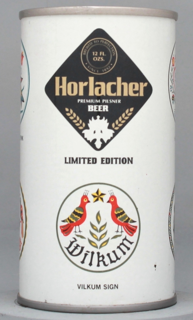 Horlacher Premium Pilsner Beer 12 Oz Tab Top Can