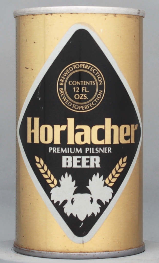 Horlacher Premium Pilsner Beer 12 Oz Tab Top Can