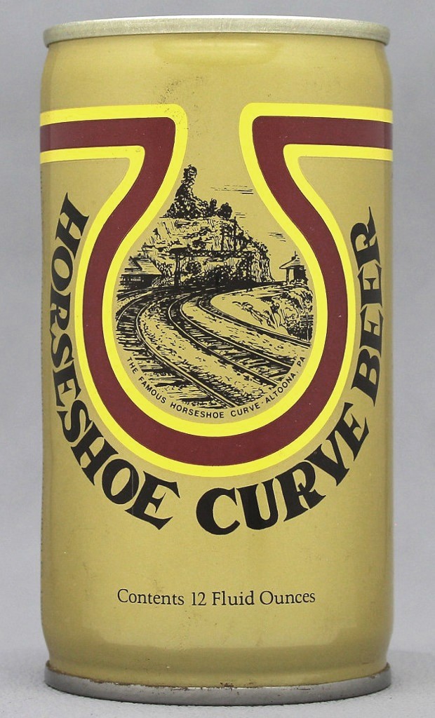 Horseshoe Curve Beer 12 Oz Tab Top Can