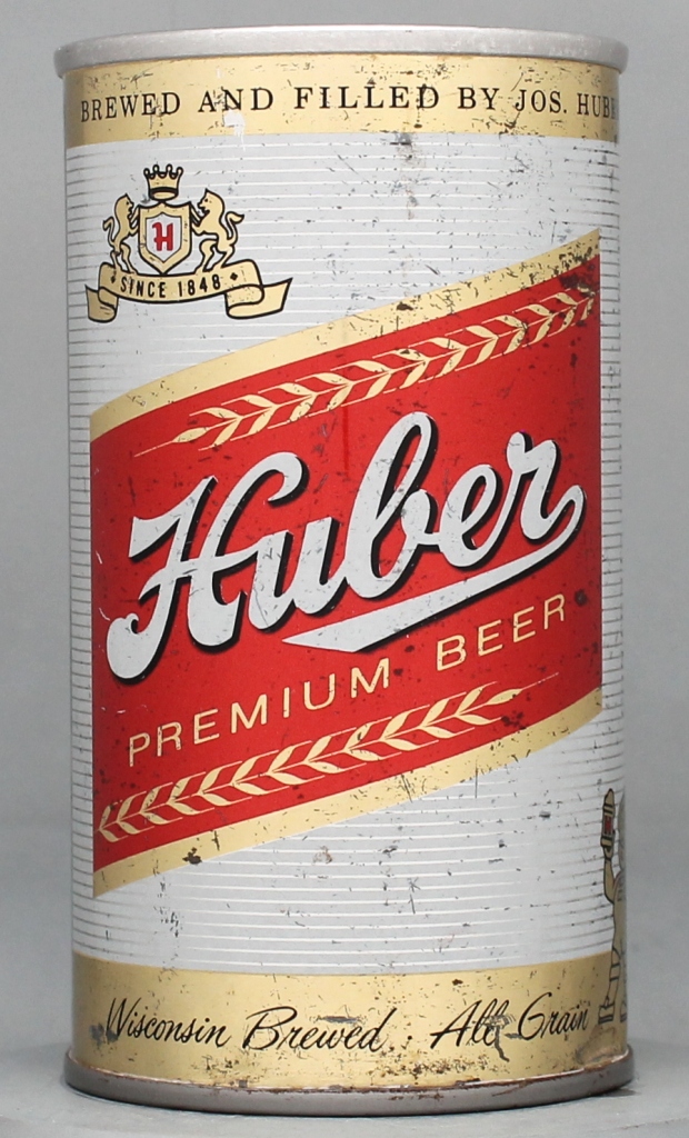 Huber Premium Beer 12 Oz Tab Top Can