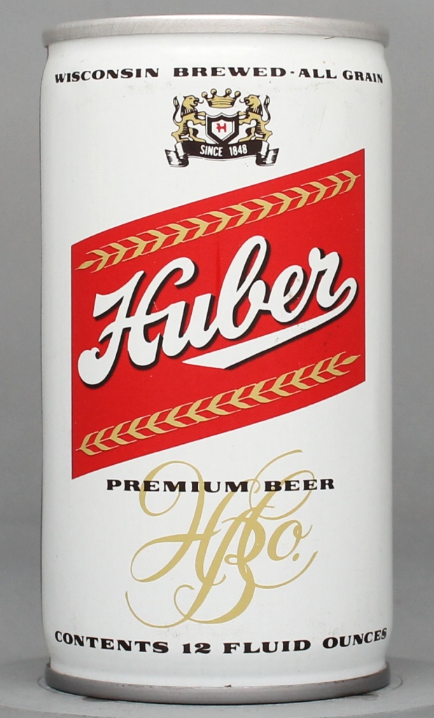 Huber Premium Beer 12 Oz Tab Top Can