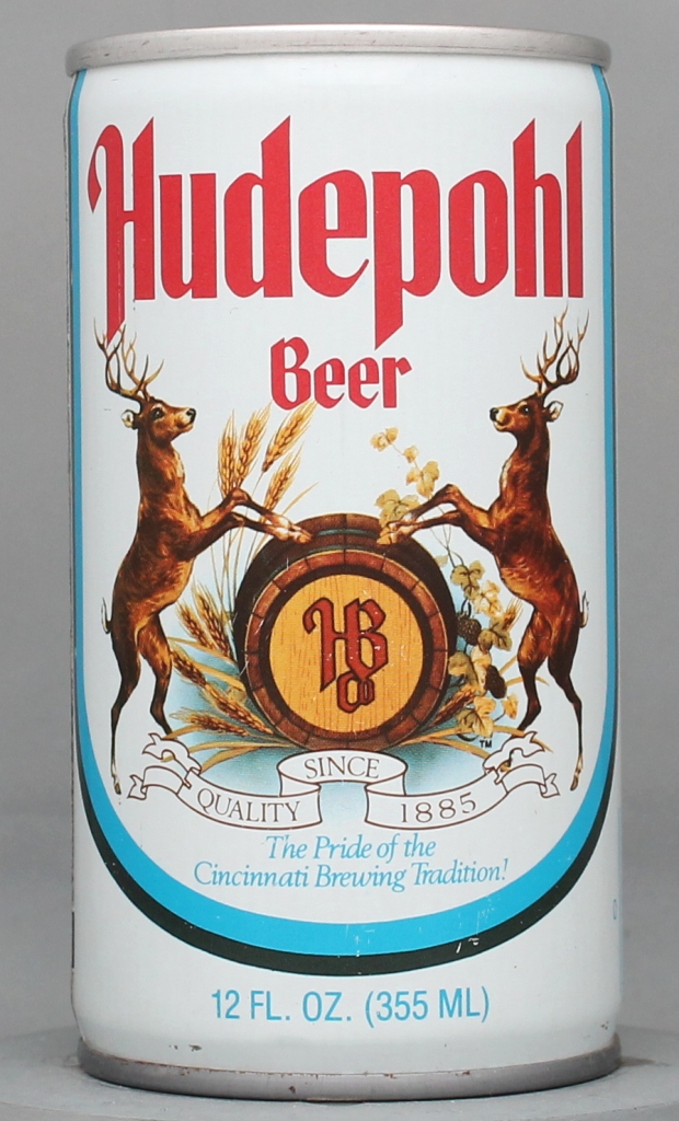 Hudepohl Beer 12 Oz Tab Top Can