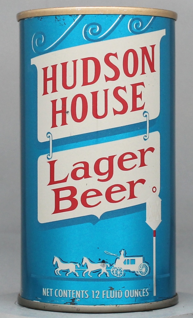 Hudson House Lager Beer 12 Oz Tab/Insert Top Can