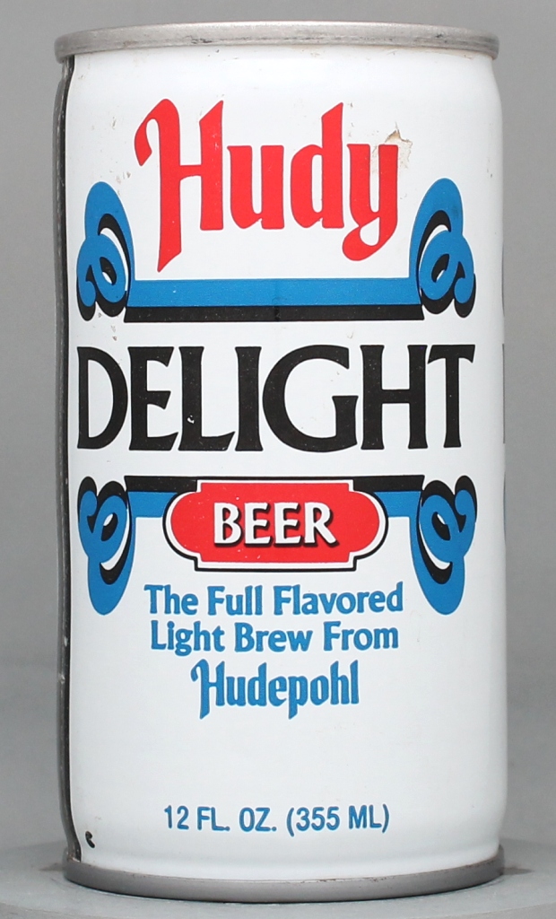 Hudy Delight Beer 12 Oz Tab Top Can