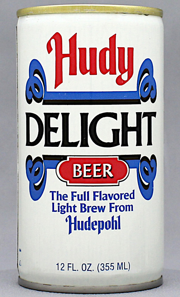 Hudy Delight Beer 12 Oz Tab Top Can