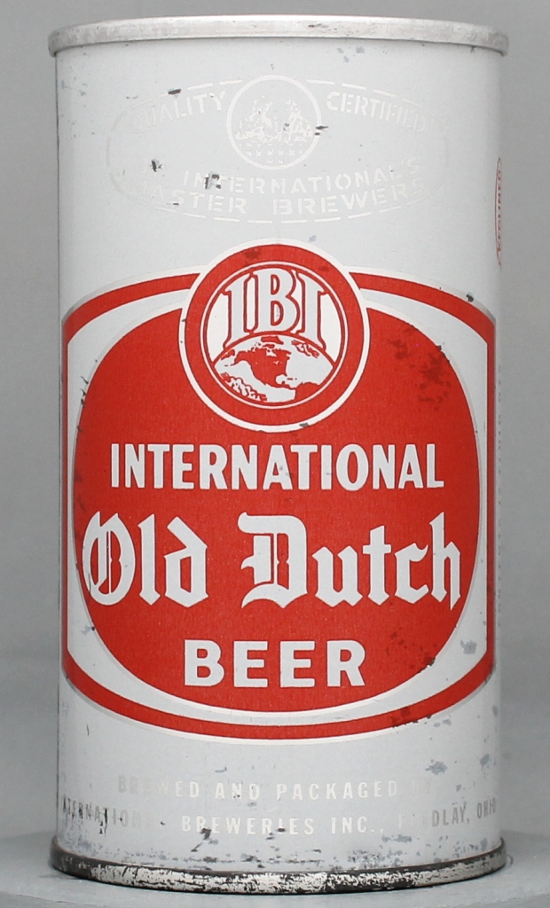 International Old Dutch Beer 12 Oz Zip Top Can
