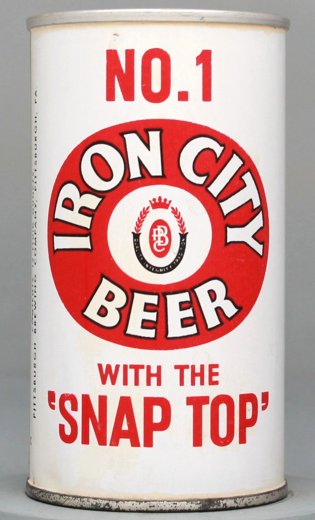 Iron City Beer 12 Oz Zip/Tab Top Can