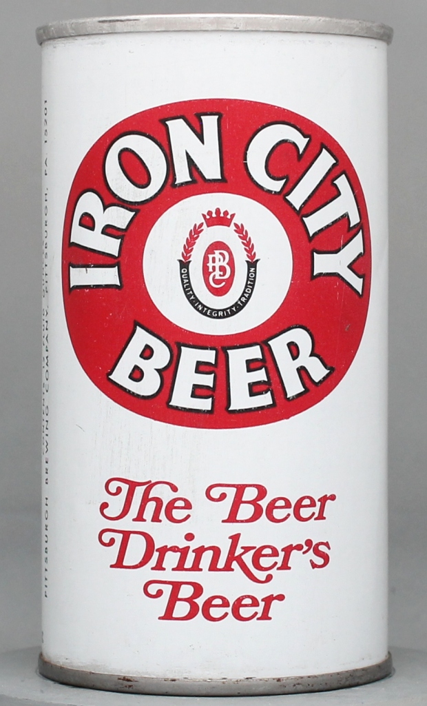 Iron City Beer 12 Oz Tab Top Can
