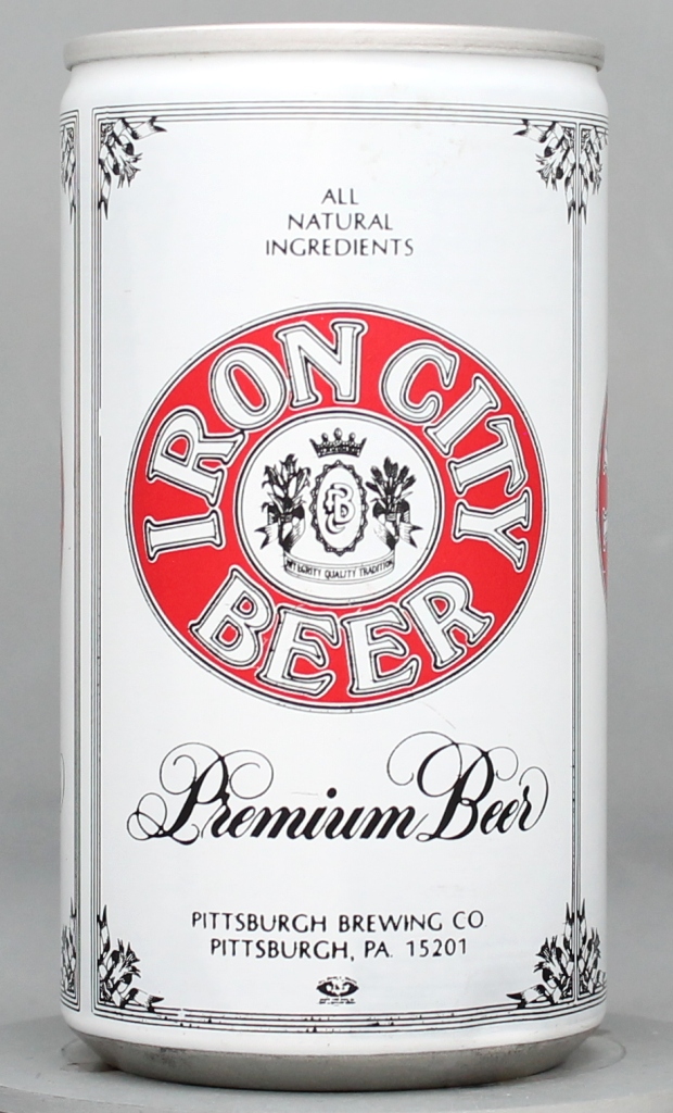Iron City Premium Beer 12 Oz Tab Top Can