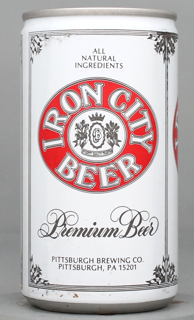 Iron City Premium Beer 12 Oz Tab Top Can