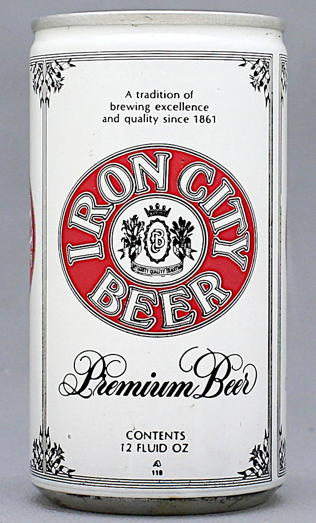 Iron City Premium Beer 12 Oz Tab Top Can