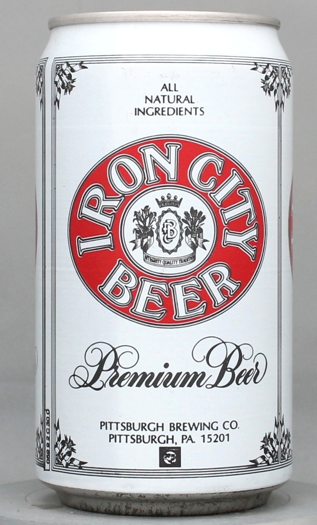 Iron City Premium Beer 12 Oz Stay Top Can