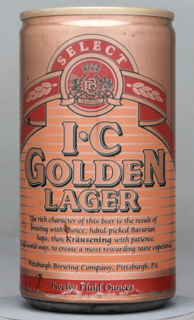 I-c Golden Lager Beer 12 Oz Stay Top Can
