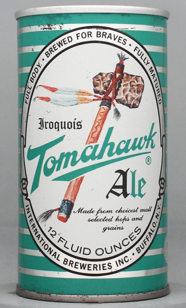 Iroquois Tomahawk Ale 12 Oz Zip Top Can