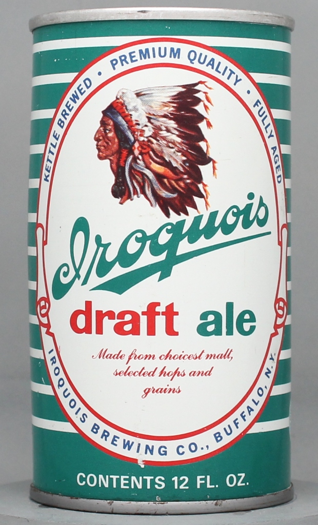 Iroquois Draft Ale 12 Oz Tab Top Can