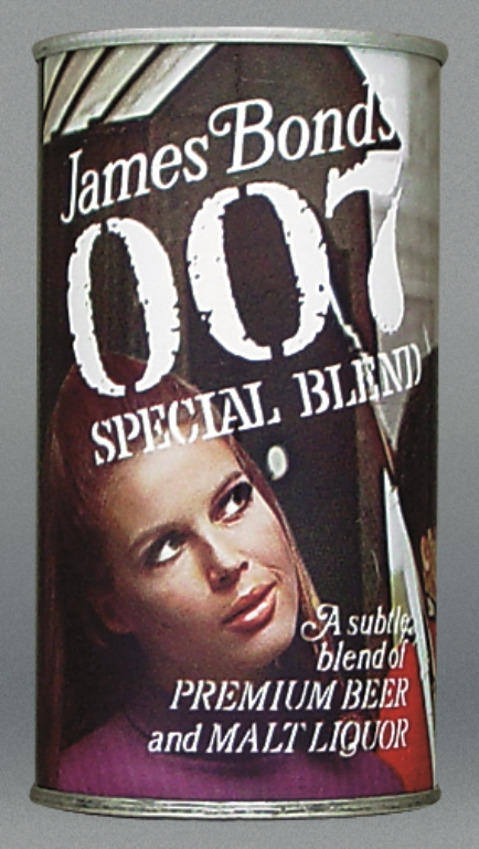 James Bond's 007 Malt Liquor 12 Oz Tab Top Can