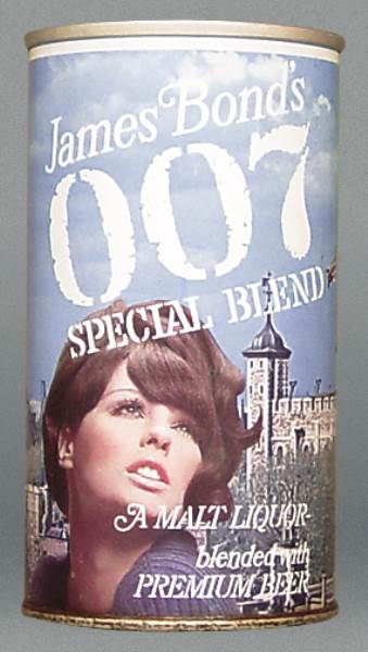 James Bond's 007 Special Blend Malt Liquor 12 Oz Tab Top Can