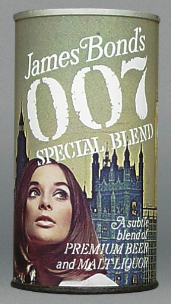 James Bond's 007 Special Blend Malt Liquor 12 Oz Tab Top Can