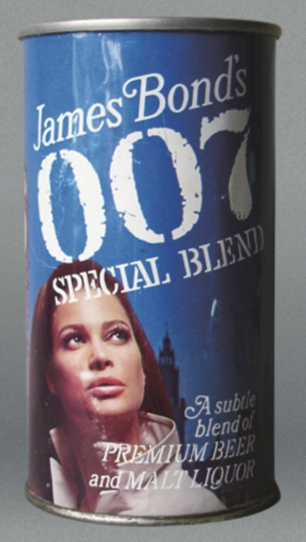 James Bond's 007 Malt Liquor 12 Oz Tab Top Can