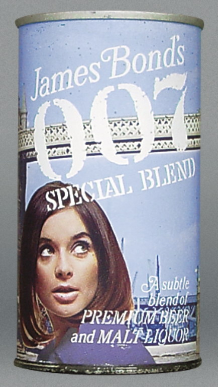 James Bond's 007 Malt Liquor 12 Oz Tab Top Can