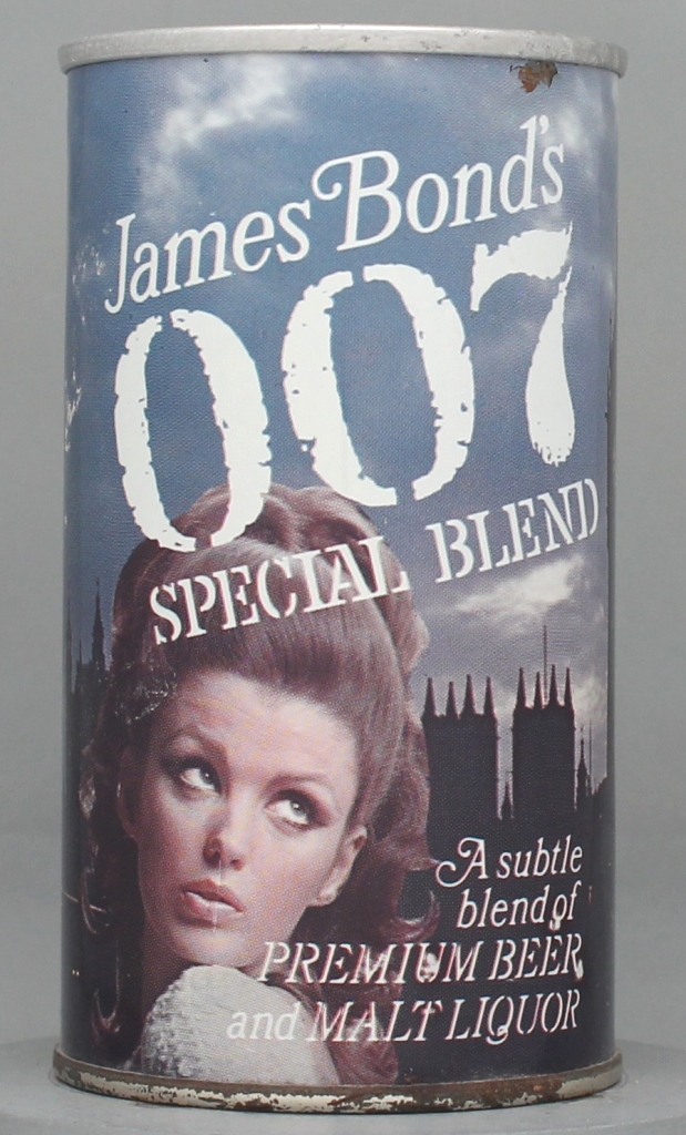 James Bond's 007 Malt Liquor 12 Oz Tab Top Can