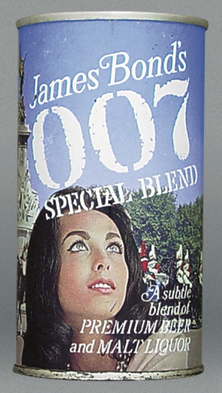 James Bond's 007 Malt Liquor 12 Oz Tab Top Can