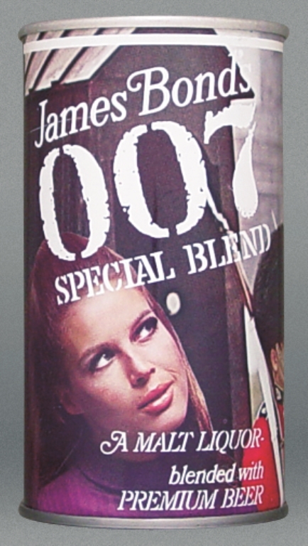 James Bond's 007 Malt Liquor 12 Oz Tab Top Can
