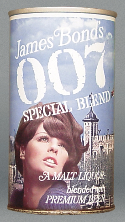 James Bond's 007 Malt Liquor 12 Oz Tab Top Can